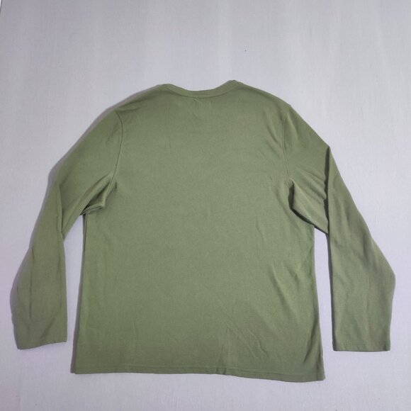 C&C California crew neck sweater men's size XL olive green long sleeve crew neck - Picture 3 of 7